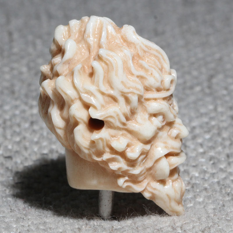 Antler Carving Black Myth Wukong With Teeth Bead