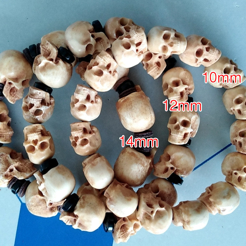 Antler Skull Beaded Bracelet