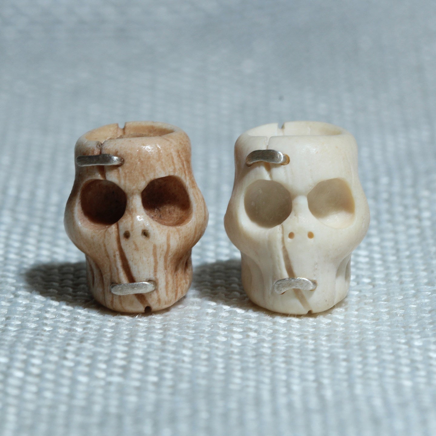 Hand-Carved Chitipati Barrel Bead