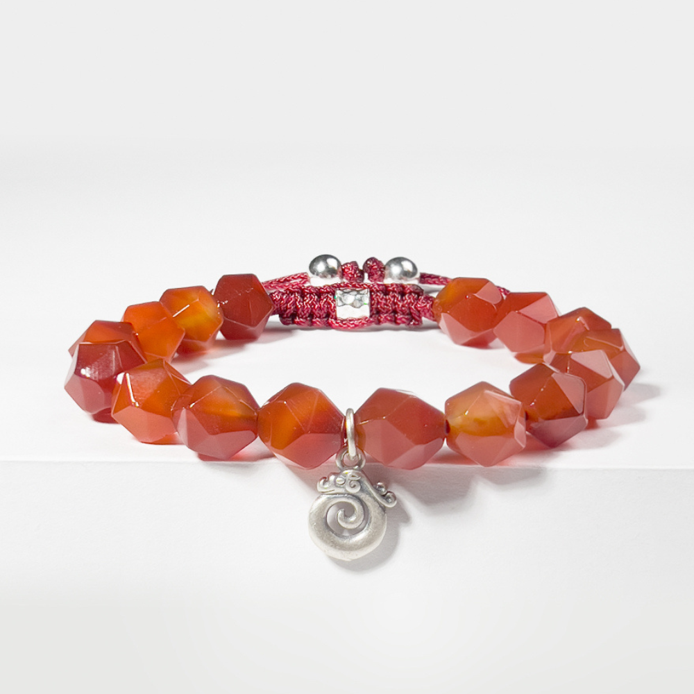 Bracciale estivo con perline di Poseidone a doppia pietra