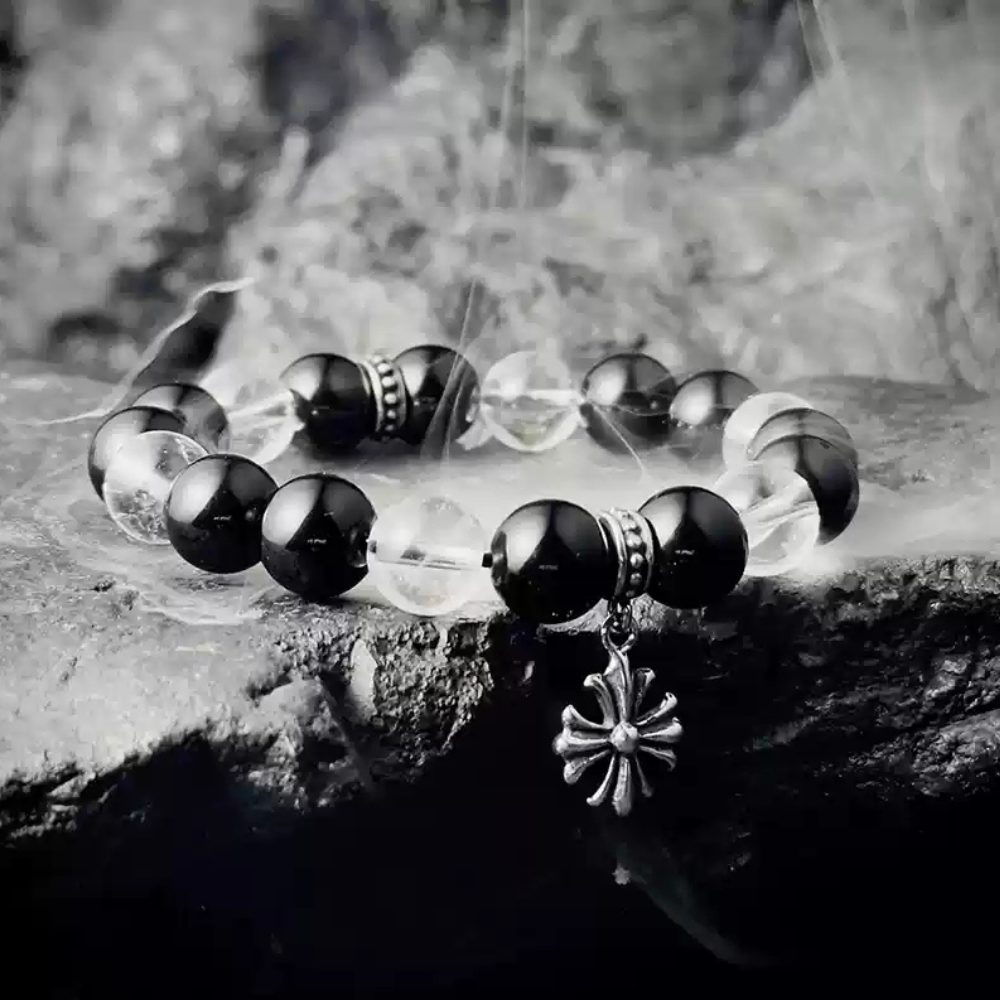 Bracciale estivo con perline di Poseidone a doppia pietra