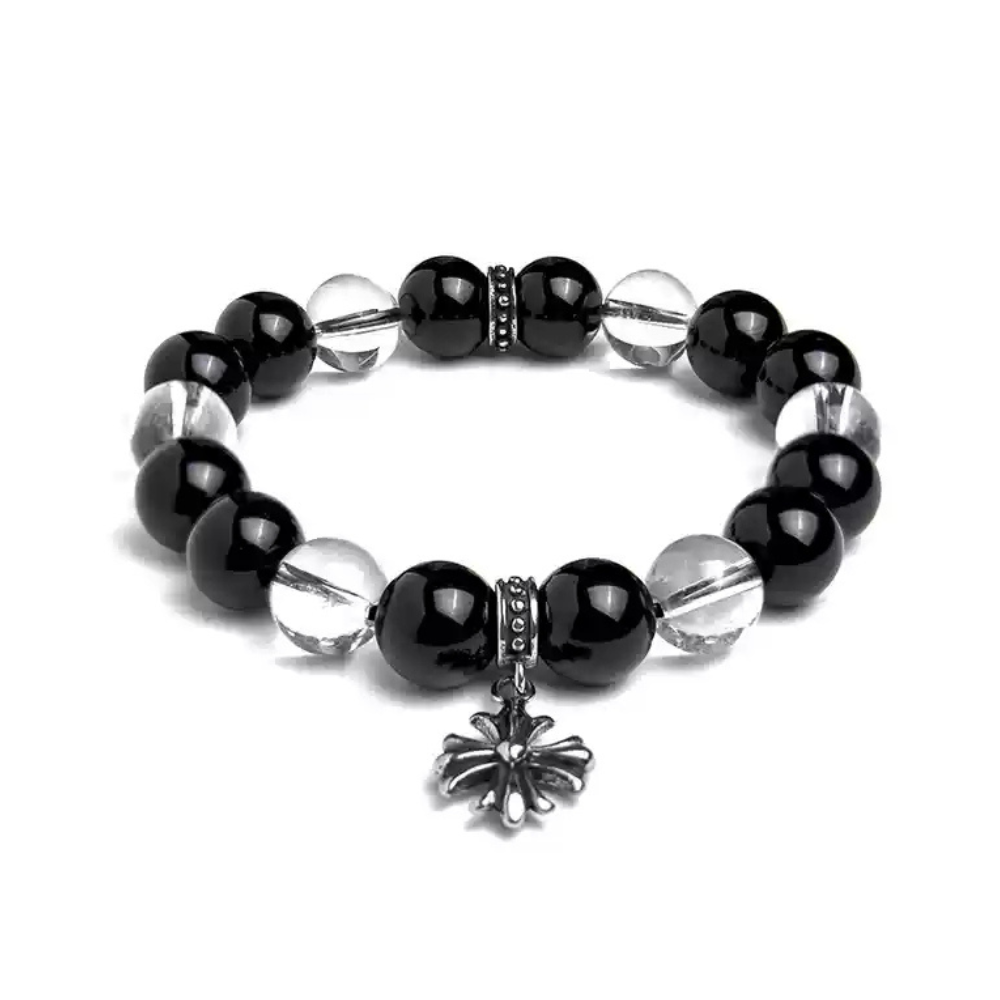 Bracciale estivo con perline di Poseidone a doppia pietra