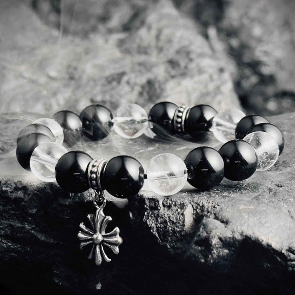 Bracciale estivo con perline di Poseidone a doppia pietra