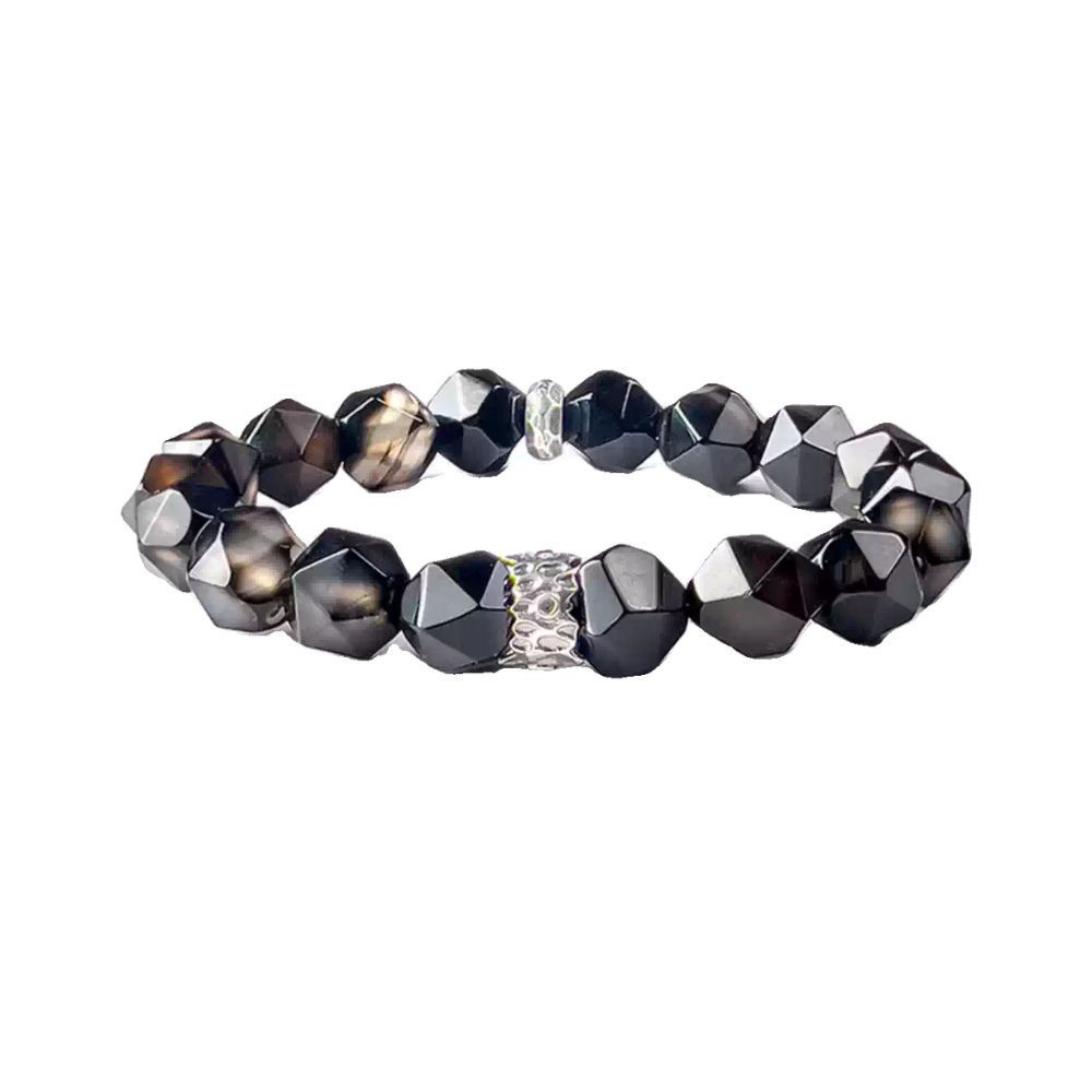 Bracciale estivo con perline di Poseidone a doppia pietra