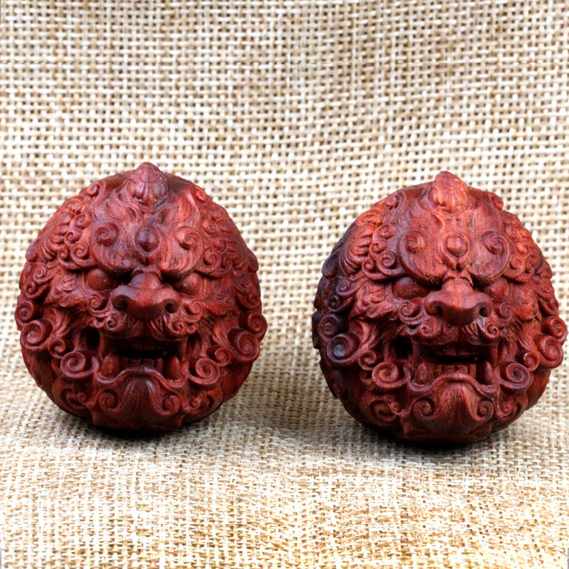 The Celestial Guardian Wood Carving PiXiu Totem Sculpture