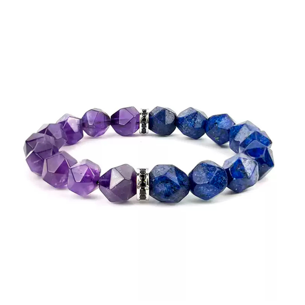 Bracelet de perles d'été Poséidon à deux pierres