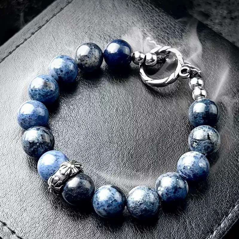 Bracelet de perles en pierre Blue Ocean Miracle Blue Line
