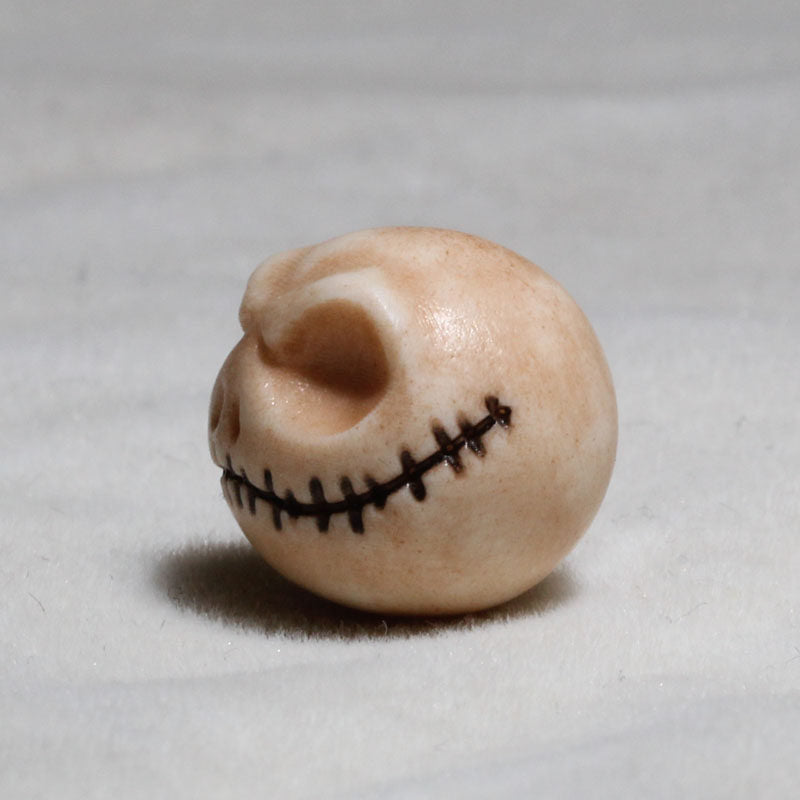 Distressed Antler Black-Toothed Style Cartoon Zombie Necklace