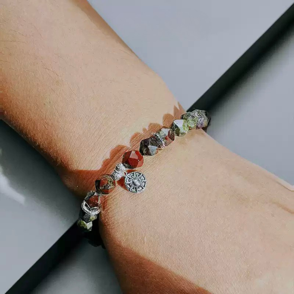 Bracelet de perles d'été Poséidon à deux pierres