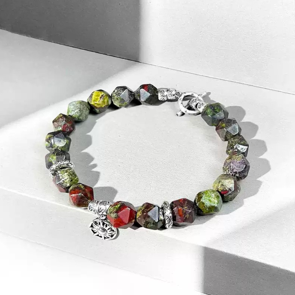 Bracelet de perles d'été Poséidon à deux pierres