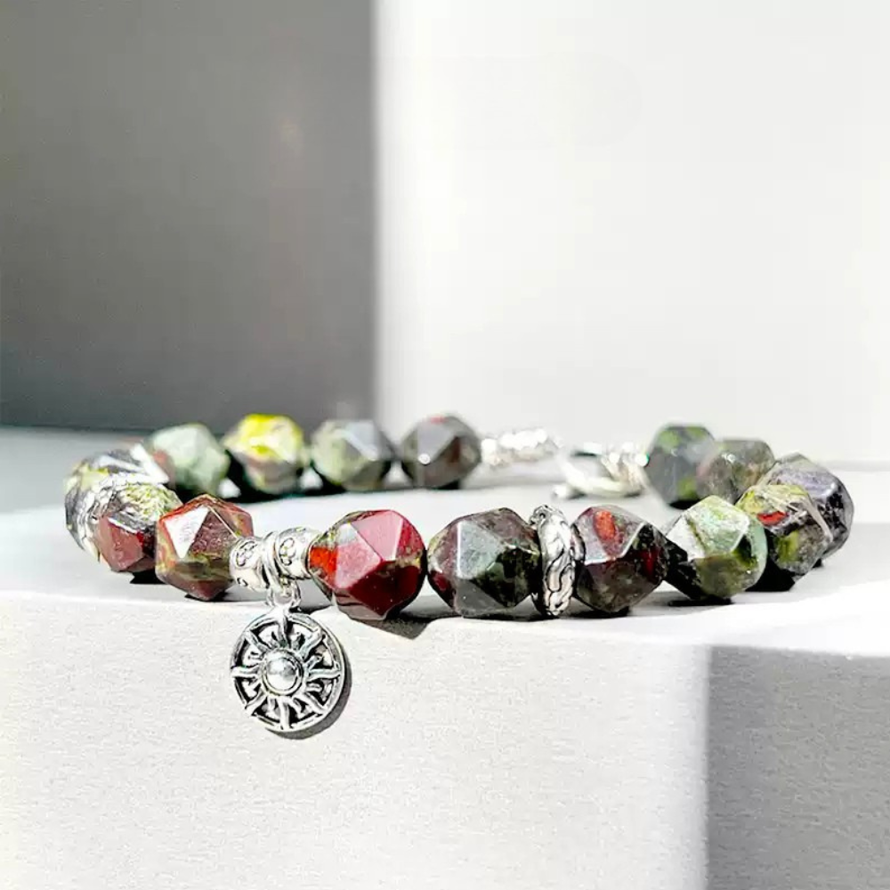 Bracelet de perles d'été Poséidon à deux pierres