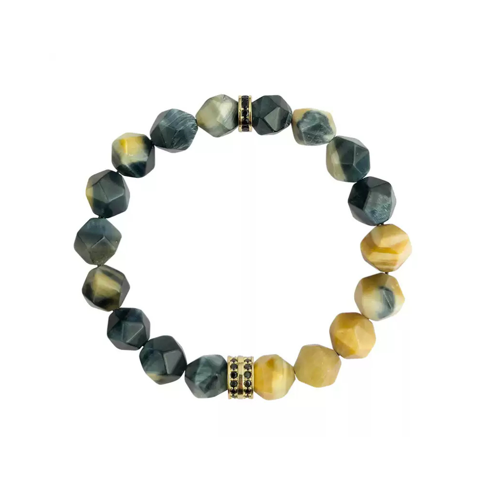 Bracelet de perles d'été Poséidon à deux pierres