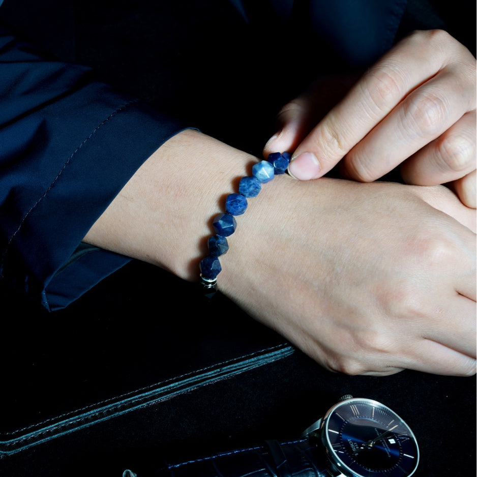 Bracelet de perles d'été Poséidon à deux pierres