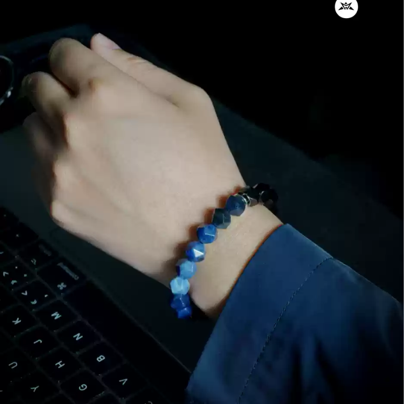 Bracelet de perles d'été Poséidon à deux pierres