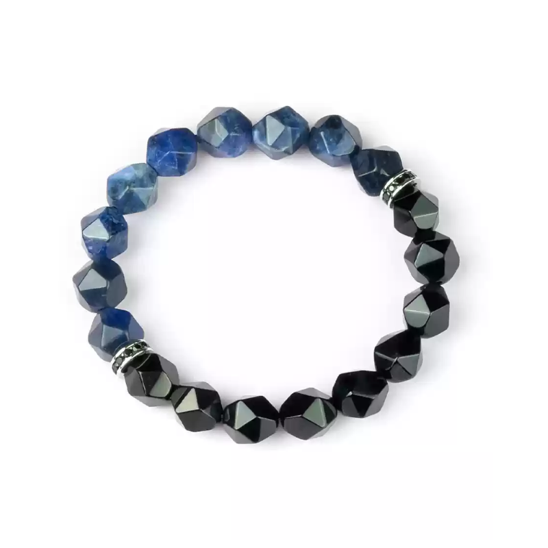 Bracelet de perles d'été Poséidon à deux pierres