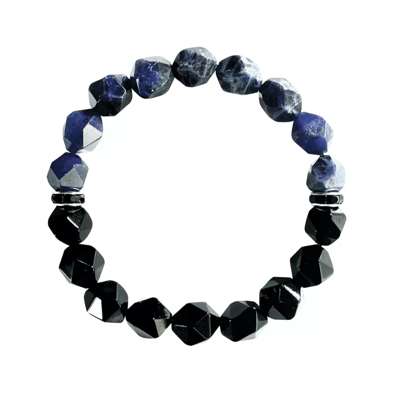 Bracelet de perles d'été Poséidon à deux pierres