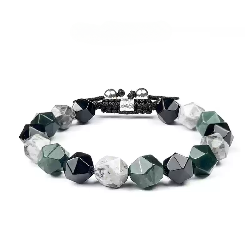Bracelet de perles d'été Poséidon à deux pierres