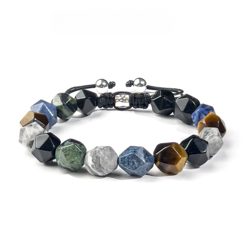 Bracelet de perles d'été Poséidon à deux pierres