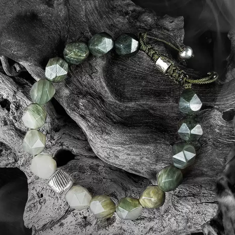 Bracelet de perles d'été Poséidon à deux pierres