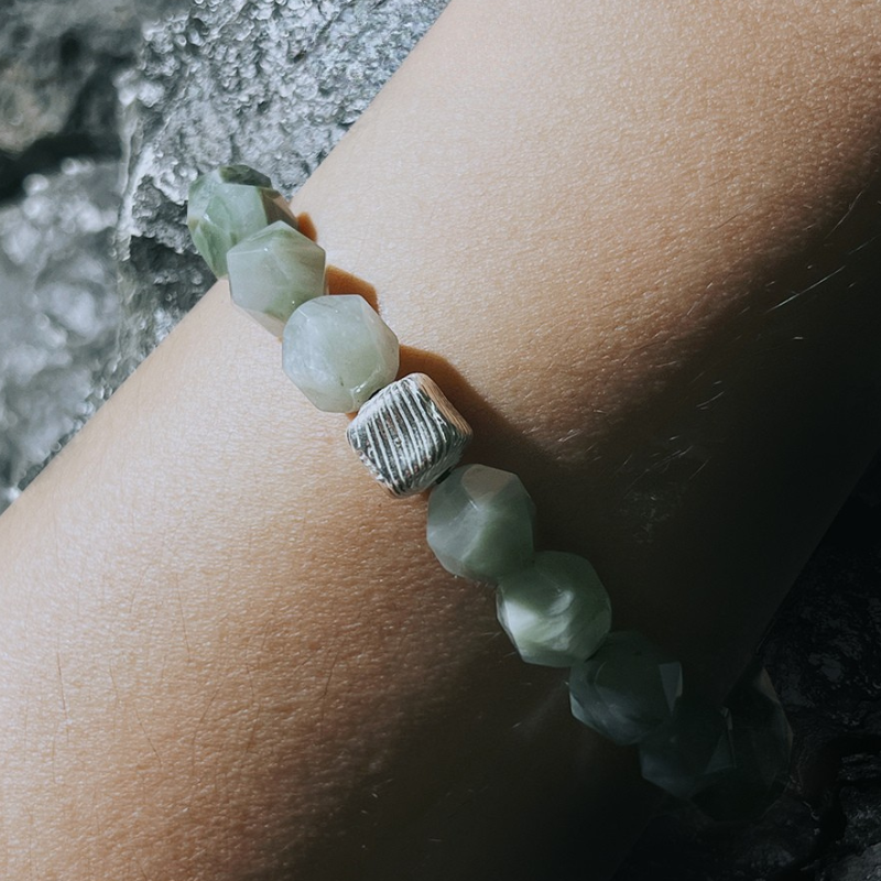 Bracelet de perles d'été Poséidon à deux pierres