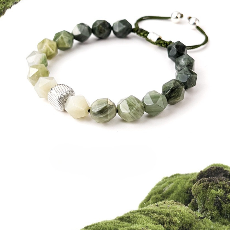 Bracelet de perles d'été Poséidon à deux pierres