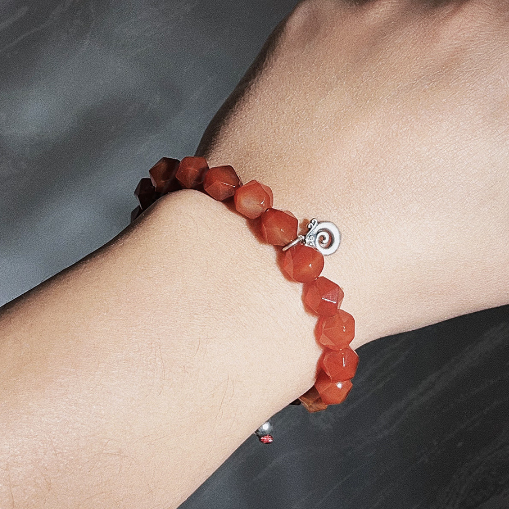 Bracelet de perles d'été Poséidon à deux pierres