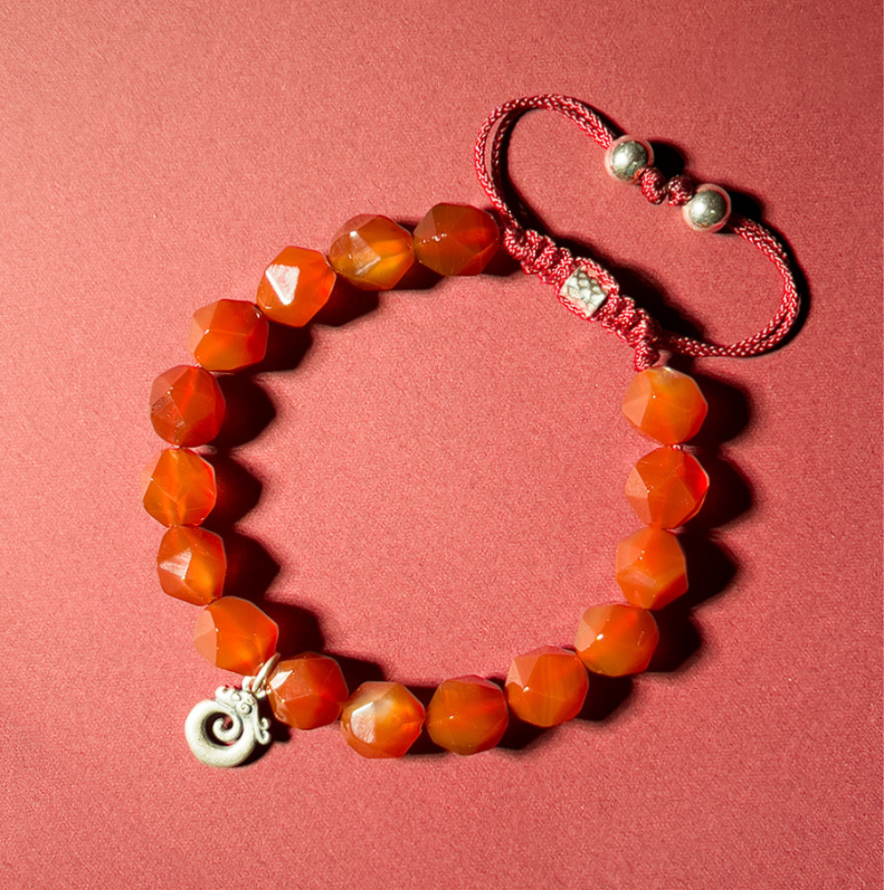 Bracelet de perles d'été Poséidon à deux pierres