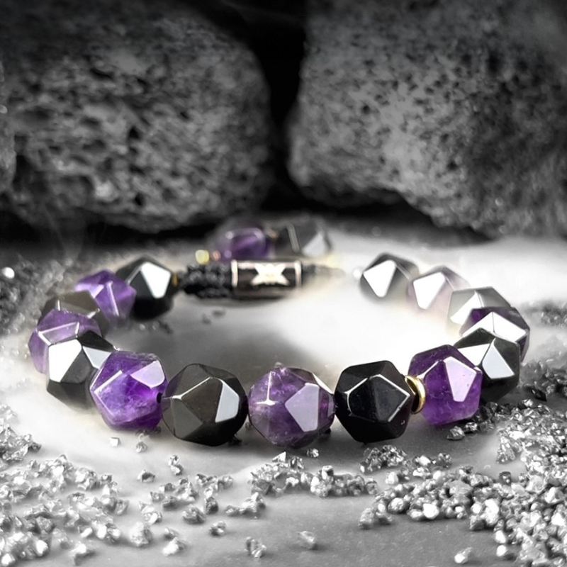 Bracelet de perles d'été Poséidon à deux pierres