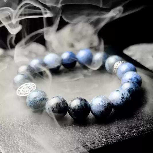 Nereus Sea Guardian Blue Line Stone Bracelet