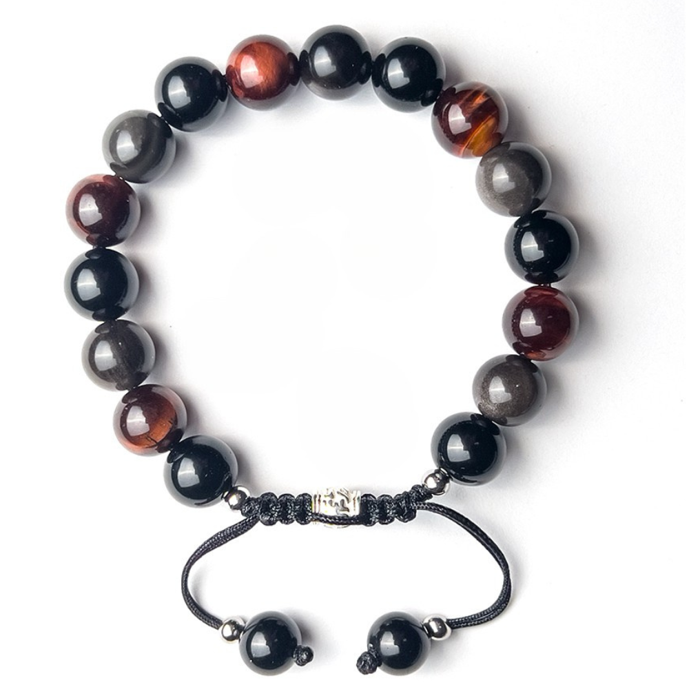 Bracelet de perles d'été Poséidon à deux pierres