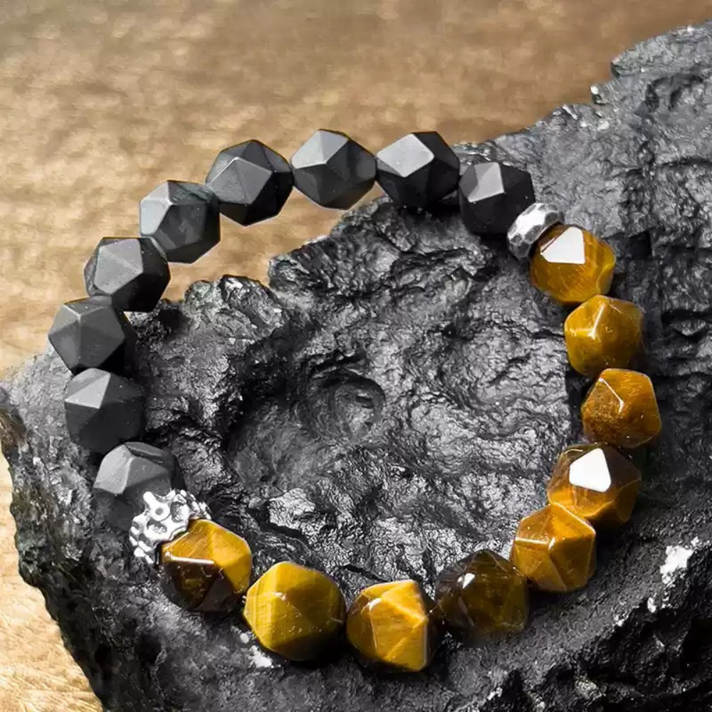 Bracelet de perles d'été Poséidon à deux pierres
