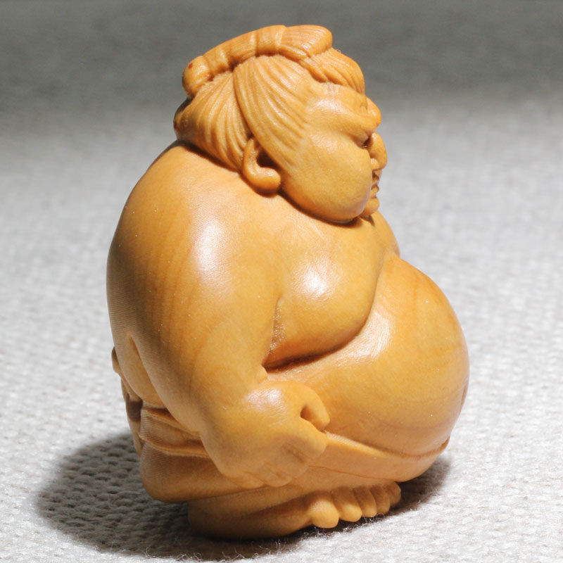 Sumo Yokozuna Wooden Ornament